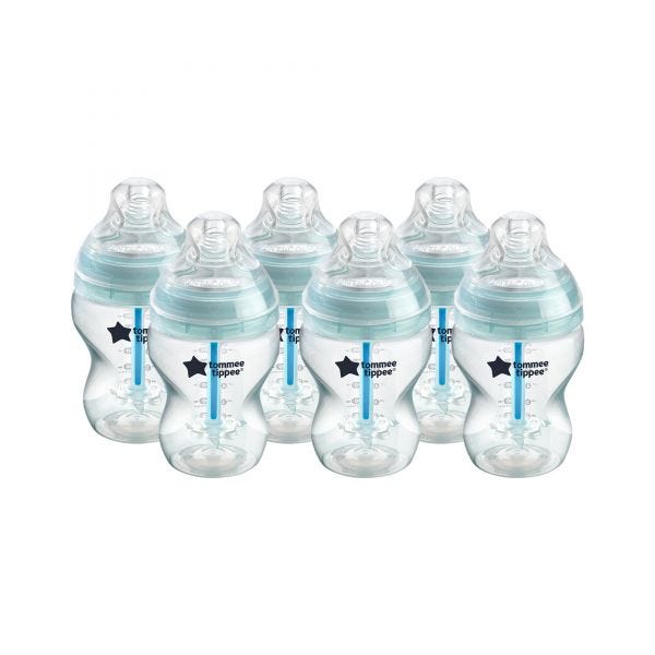 Advanced anti-colic baby bottles, 260ml, 6 pack