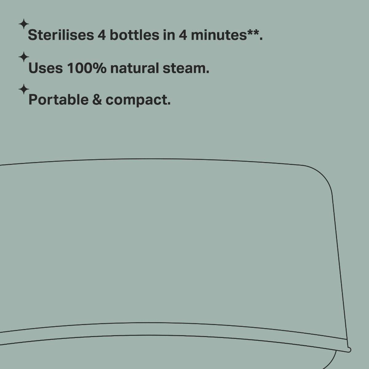 Tommee tippee best sale microwave steam sterilizer