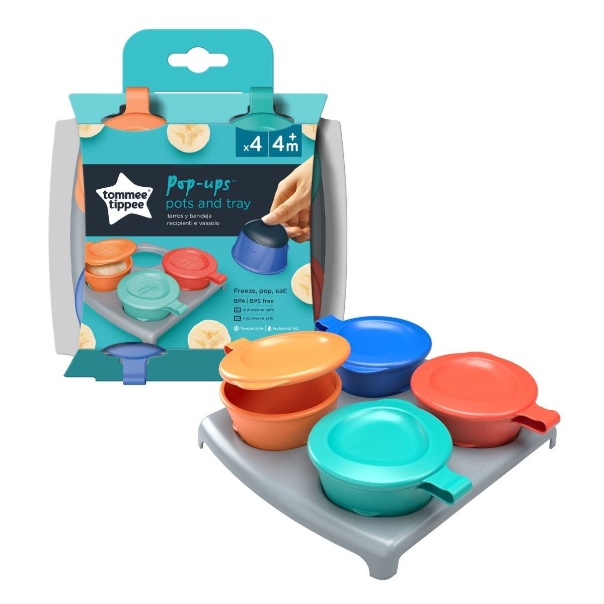Freeze Me Freezer Pots and Tray Tommee Tippee