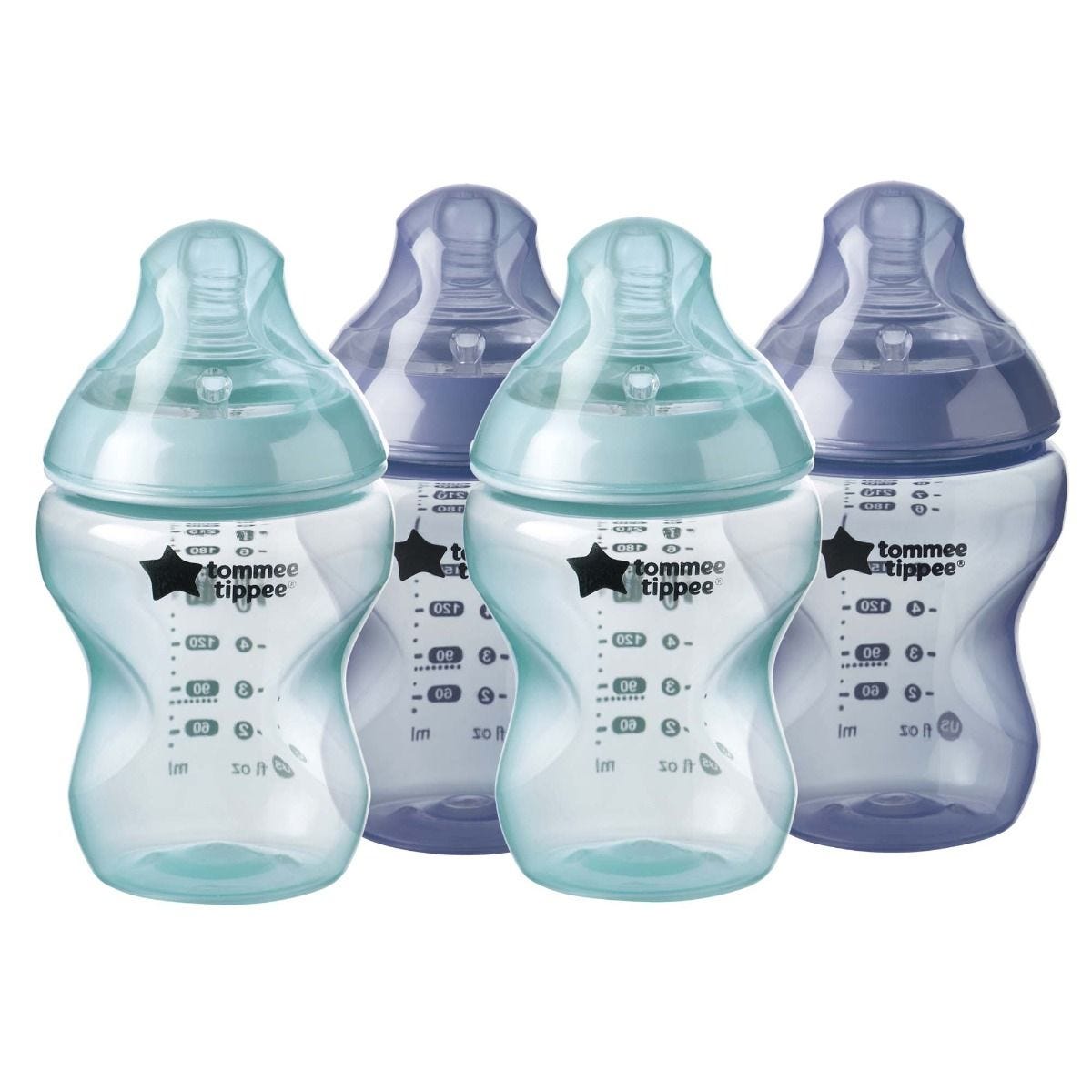 Three  Packs of 2 Tommee Tippee Closer to Nature Fast  Flow Bottle Teat 