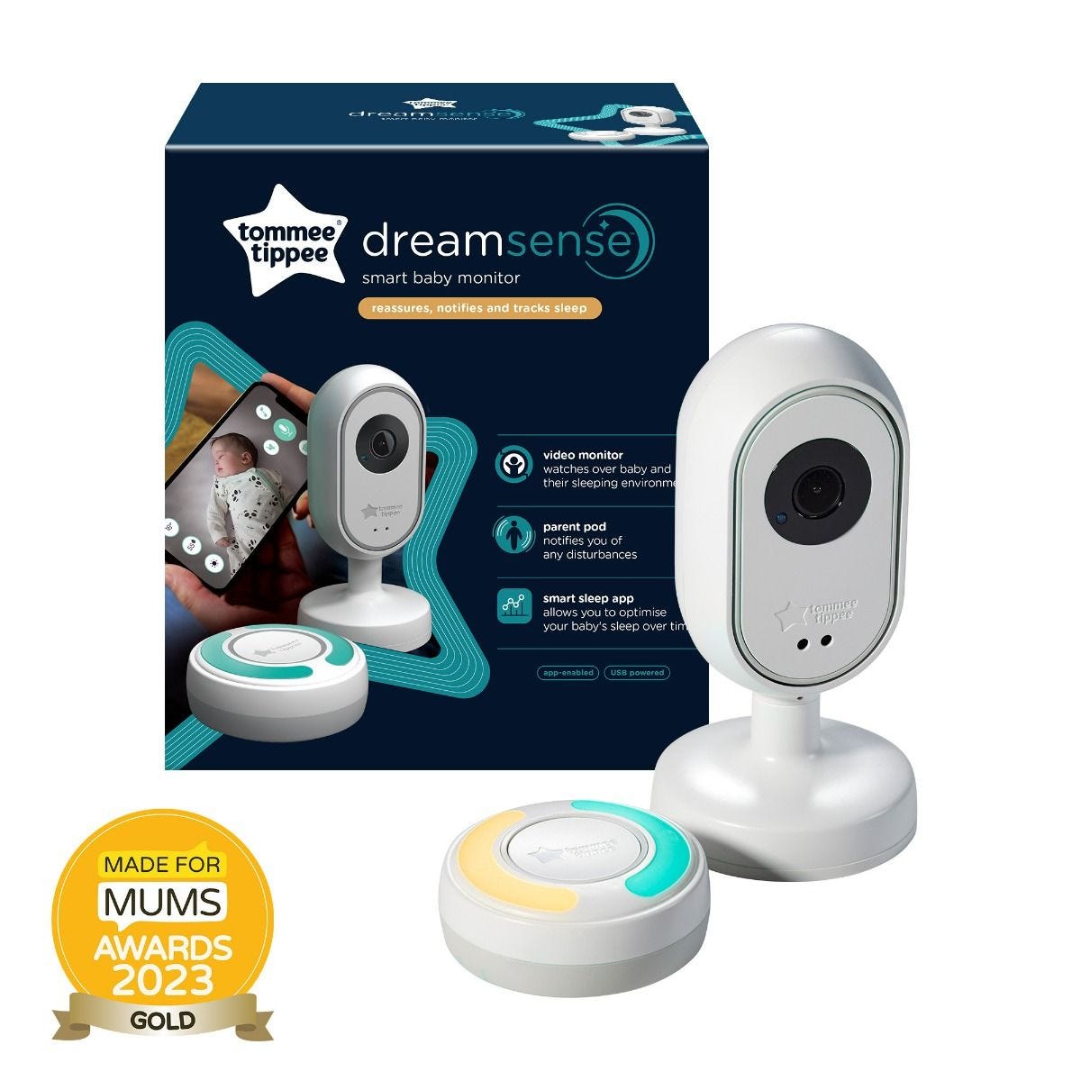 Smart Baby Monitor Dreamsense Tommee Tipppe UK