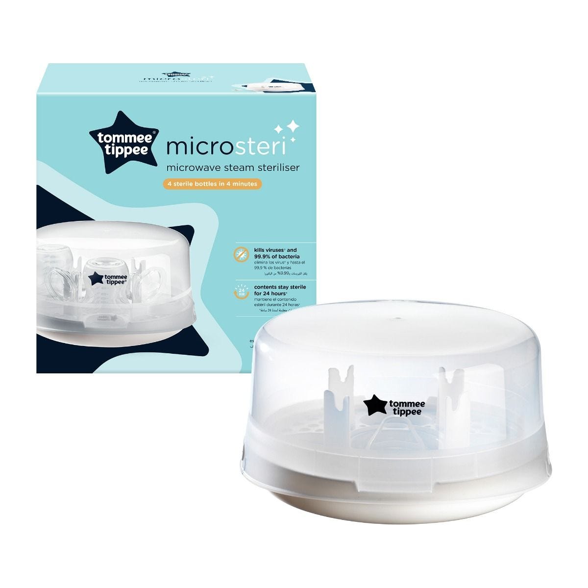 Microwave Steam Steriliser for Bottles Tommee Tippee AU
