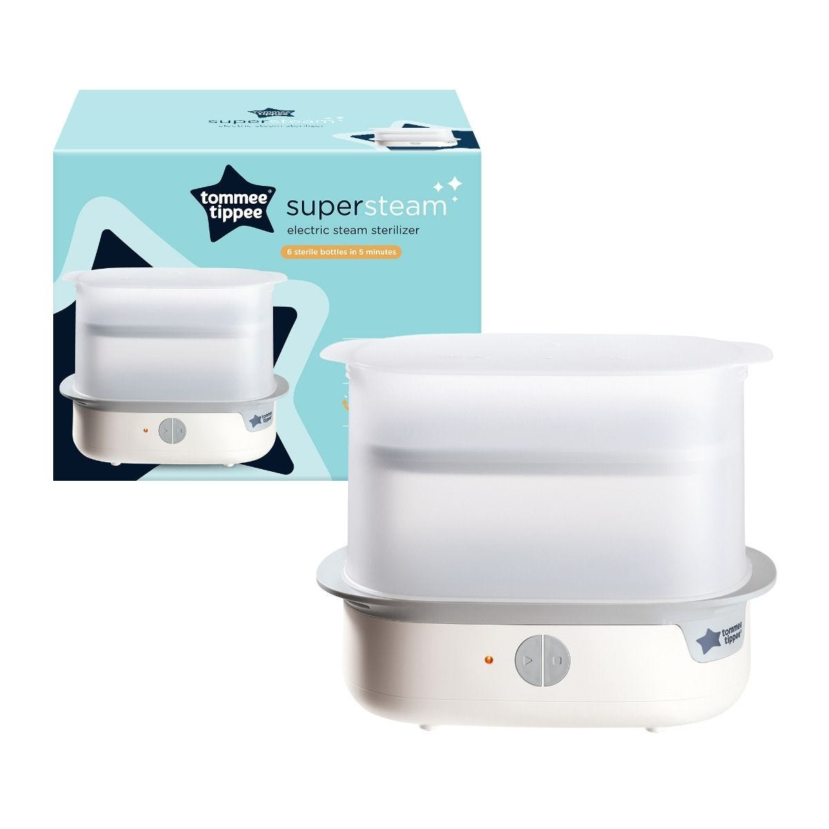 Esterilizador de biberones eléctrico Super-Steam Advanced de Tommee Tippee