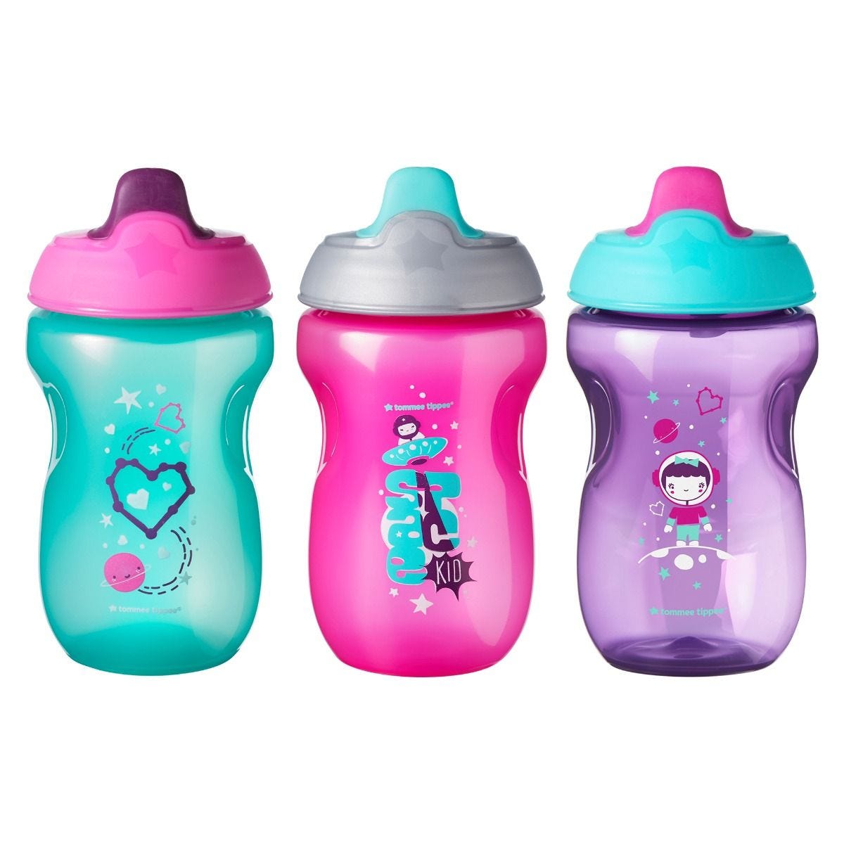 200ml Tommee Tippee Essential Free Flow First Beaker Baby Drinking Spout Cup 