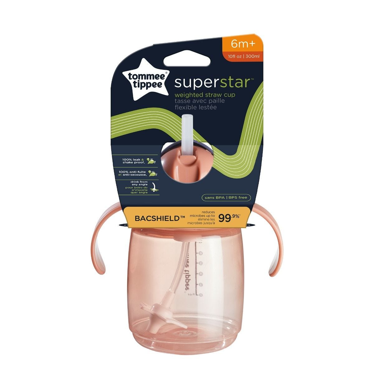 Superstar Weighted Straw Cup, Pink