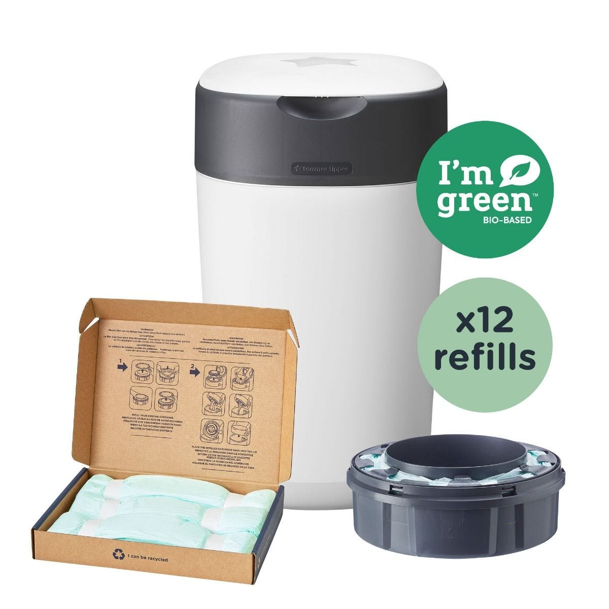 Tommee tippee bin hot sale twist and click