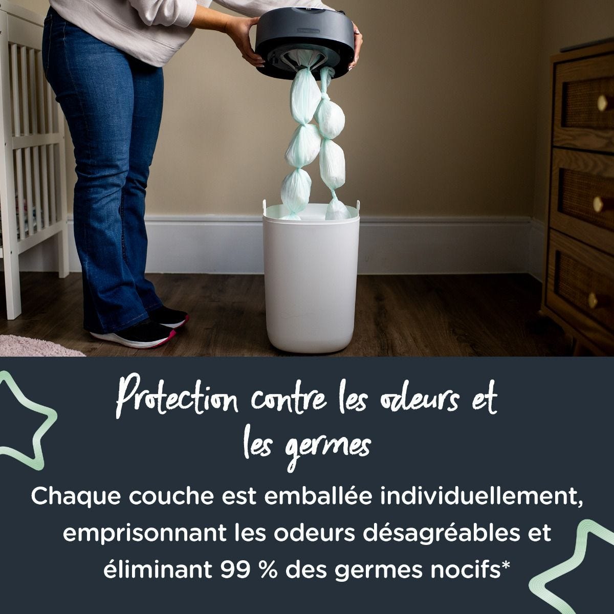 Sac poubelle hotsell couche tommee tippee