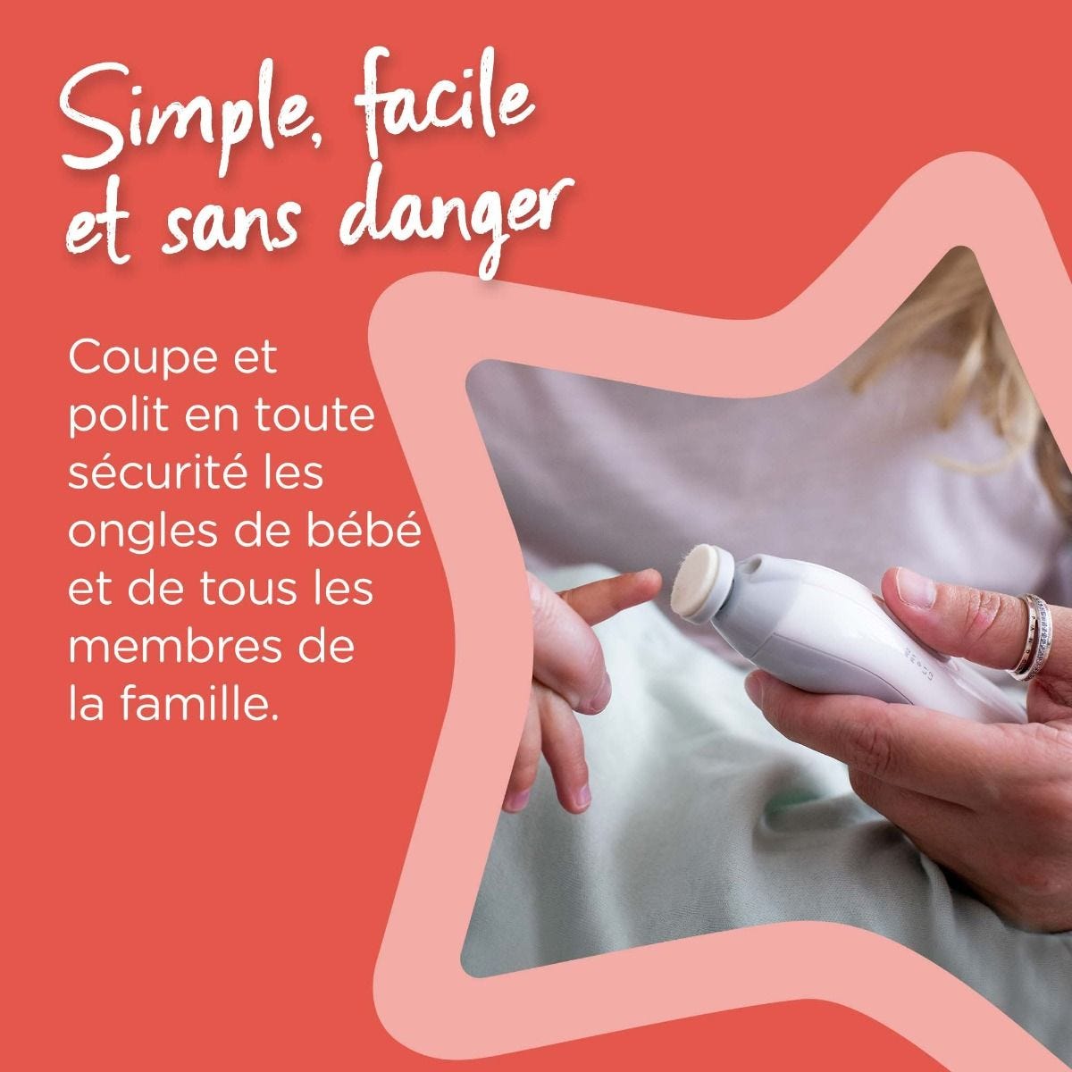 Lime à ongles électrique pour bébé