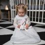 Child wearing The Original Grobag Grey Marl Sleepbag 