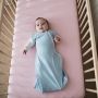 Baby sleeping in The Original Grobag Blue Marl Snuggle