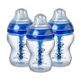 Advanced Anti Colic Decorated Baby Bottle Blue