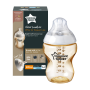 1 x 260ml PPSU baby bottle with its packaging box against a white background