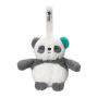 Mini peluche veilleuse nomade panda sur fond blanc 