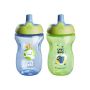 Two sportee bottles against a white background