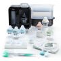 Products included in the complete bottle feeding bundle. Including steriliser, perfect prep machine, bottles and accessories.