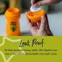 Someone putting the valve into the lid of their Sippee Cup with text about how it’s leak proof