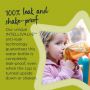 Sportee Water Bottle Infographic- 100% leak and shake-proof