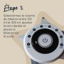 Infographie de la machine Perfect Prep - étape 1