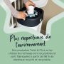 Infographie de poubelle à couches Twist & Click XL - plus écologique