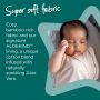 The Original Grobag Swaddlebag Inforgraphic - super soft fabric
