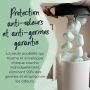 Infographie de poubelle à couches Twist & Click XL - protection garantie