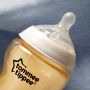 Baby bottle with formula
