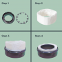 Twist & Click Nappy Disposal Bin - infographic