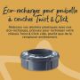 Infographie avec supports de recharge et intérêt des recharges écologiques pour réduire les déchets plastiques. 