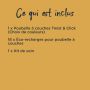 Infographie présentant un lot contenant un choix de sacs poubelle couches, 18 recharges plates et un kit de soins pour bébé 