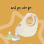 Image of what else is included featuring 2 bibs and 2 breast-like soothers