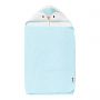 Splashtime hug ‘n’ dry hooded towel  - blue