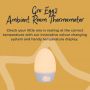 Image of groegg2 with detail of how the colour changing thermometer displays the room temperature