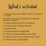 List of what is included in the complete bottle feeding bundle. Including steriliser, perfect prep machine, bottles and accessories.