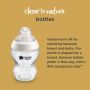 Image of closer to nature baby bottle explaining the benefits and 95% acceptance rate