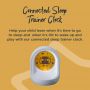 Image of Connected Sleep Trainer Clock with details around how it helps children learn sleep patterns