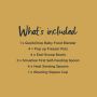 List of what is included in the complete bottle weaning bundle. Including quick cook baby food maker, spoons and bowls.