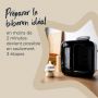 préparation parfaite jour et nuit infographie noire - fait un flux parfait