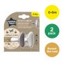 Breast-like Soother (0-6 months) - 2 pack  with packaging