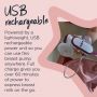 Made for me Electric Breast Pump USB infographic 