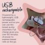 Made for Me Sinlge electric Breast Pump - infographic rechargeable