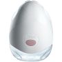 Single wearable breast pump against a white background