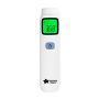 Thermometer on white background.