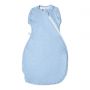 Blue Marl Grobag Snuggle zip closed