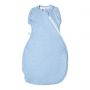 Blue Marl Grobag Snuggle zip closed