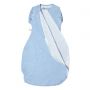 Blue Marl Grobag Snuggle zip open