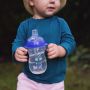 child holding soft sippee cup