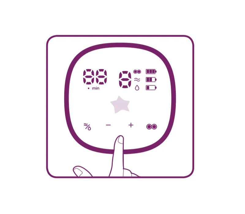 Image of electric breast pump control hub