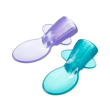 Pouch Spoons Purple and Blue 