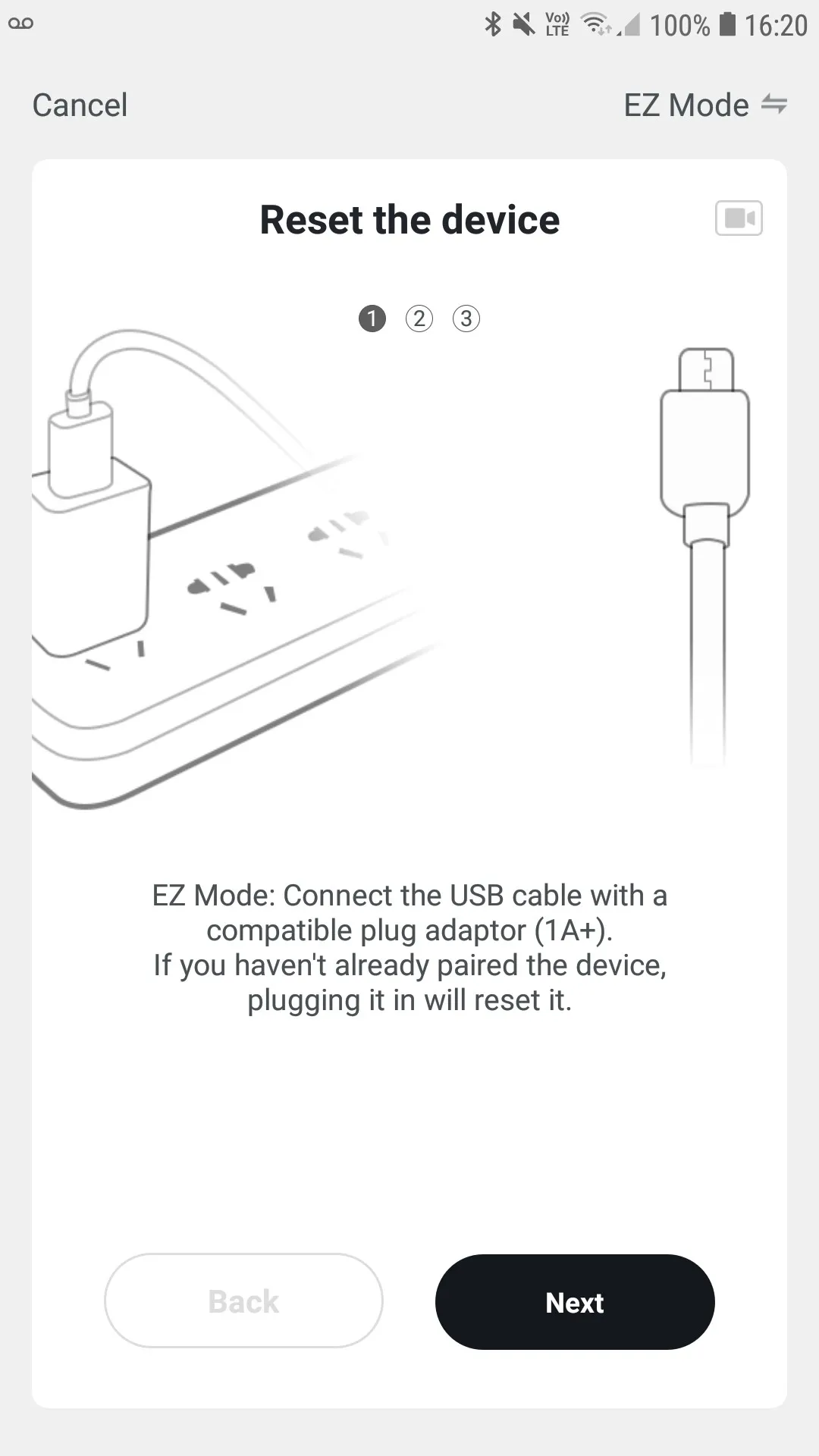 Steps 1 select USB cable to the clock trainer