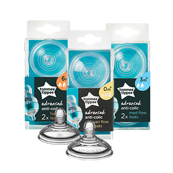 Advanced Colic anti Colic Teats with packaging boxes